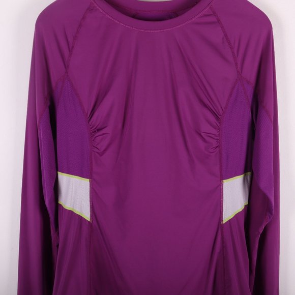LULULEMON Purple Long Sleeve Women's Running Top - Picture 2 of 5